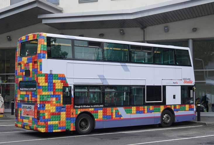 First Berkshire Dennis Trident Plaxton President 33181 Legoland Shuttle